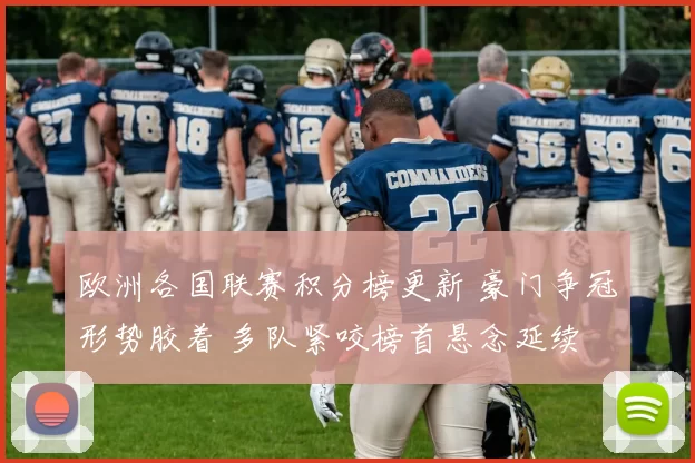 欧洲各国联赛积分榜更新 豪门争冠形势胶着 多队紧咬榜首悬念延续